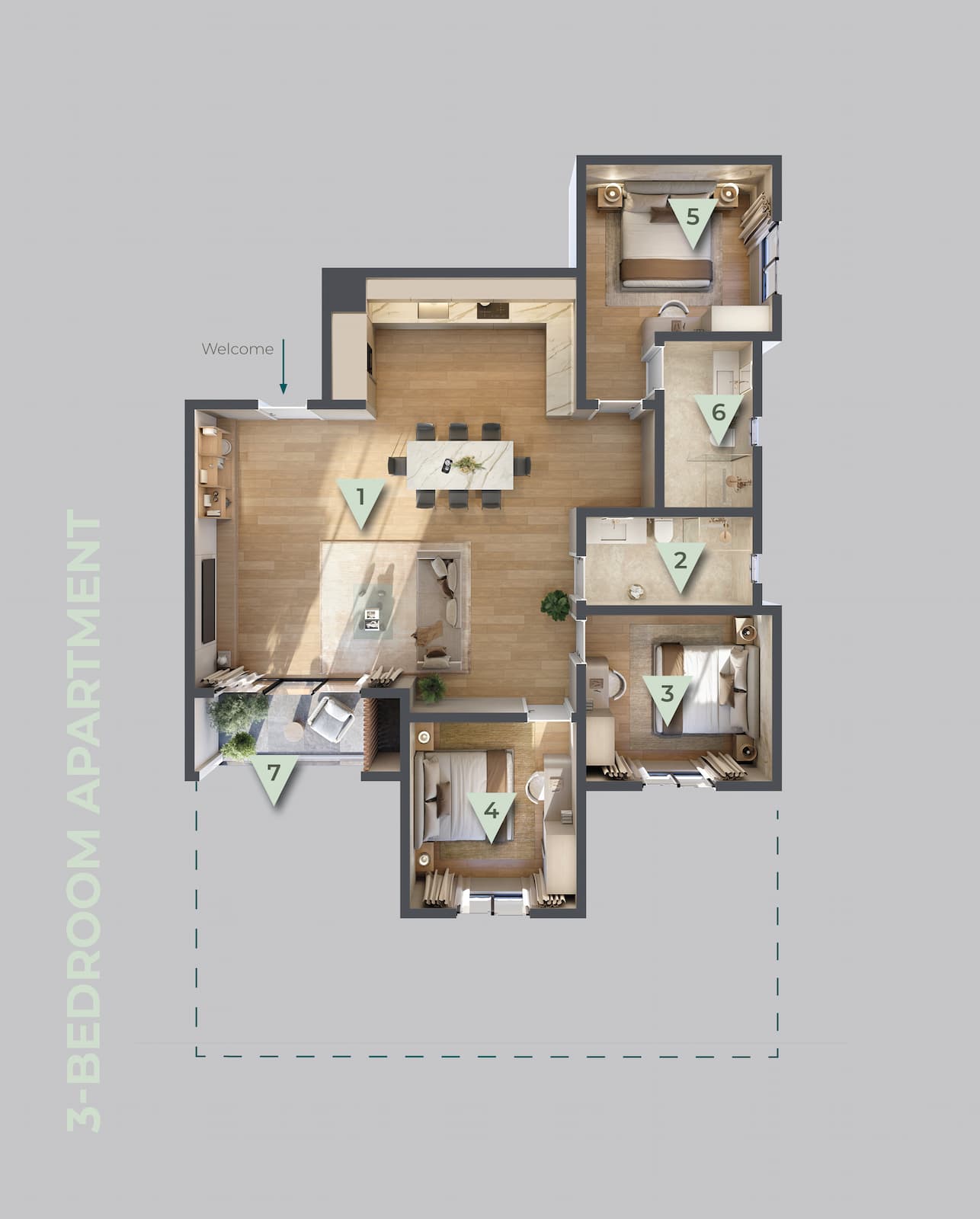 Apartment Penthouse In Alghero In Alghero, Sardinia, Italy For Sale ...